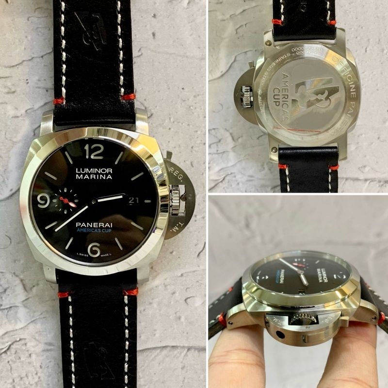 JAM TANGAN PRIA PANERAI LUMINOR MARINA AMERICA CUP AUTOMATIC JAPAN SUPER QUALITY DIAMETER 45MM