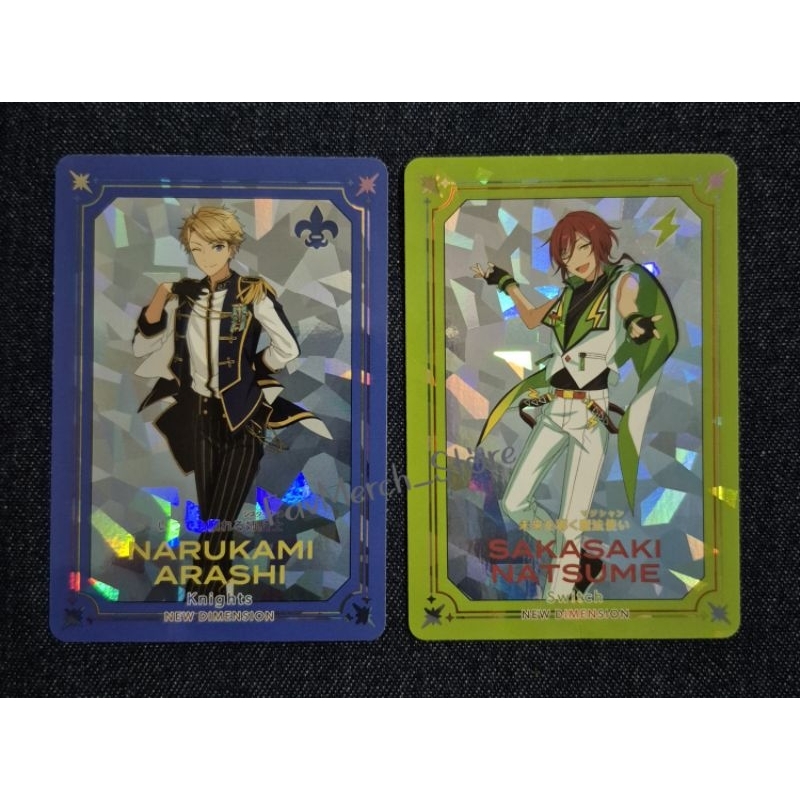 Ensemble Stars Glitter Card - Natsume, Arashi