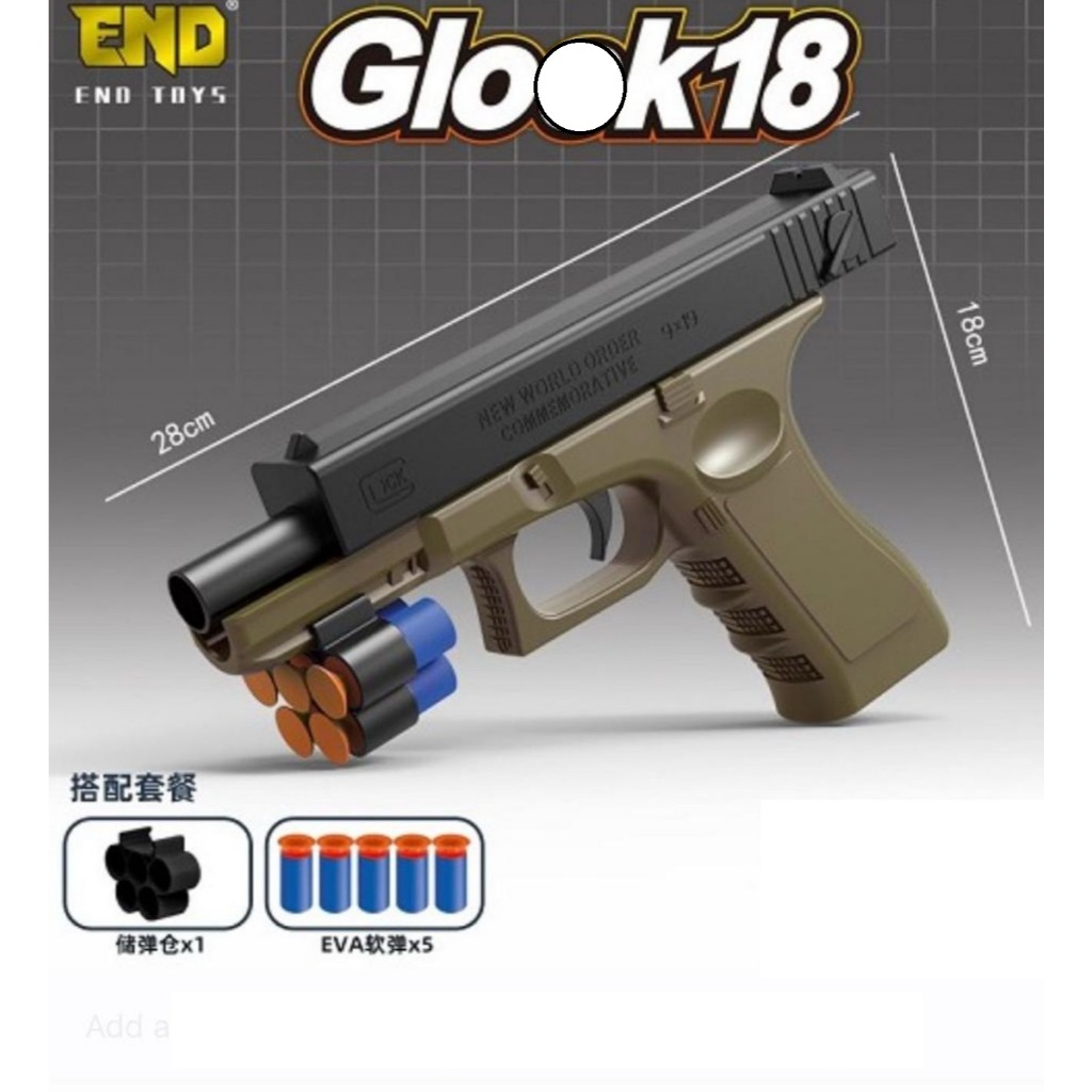 Senjata Mainan Pistol Mainan Anak Tembak Tembakan Kokang Soft Bullet Gun Toy Pertempuran Luar Ruanga