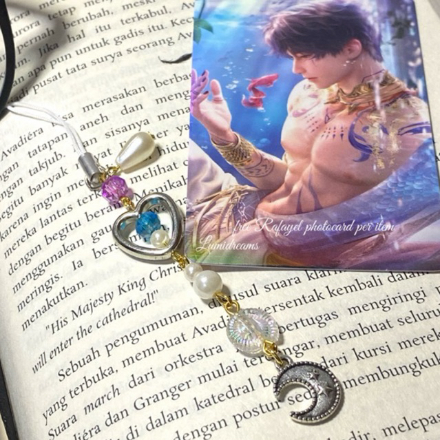 [ lumidreams ] Free Rafayel photocard  Love and deepspace Rafayel inspired phone charm / keychainl