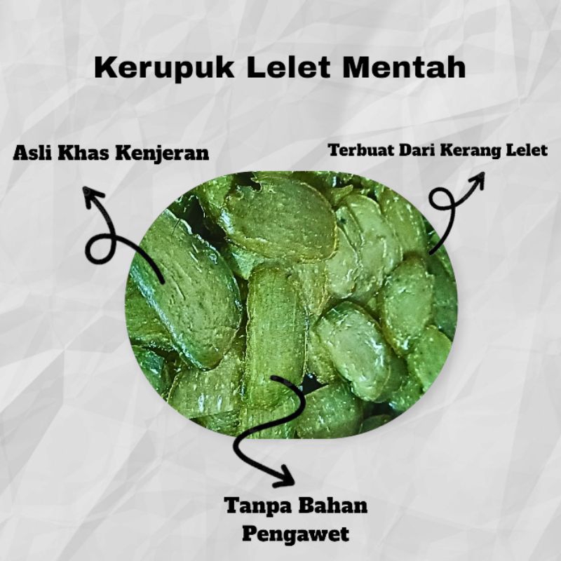 

KERUPUK LELET/KERANG LELET MENTAH 100gr