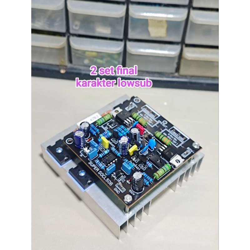 socl 506 lengkap 2 set transistor final siap pakai
