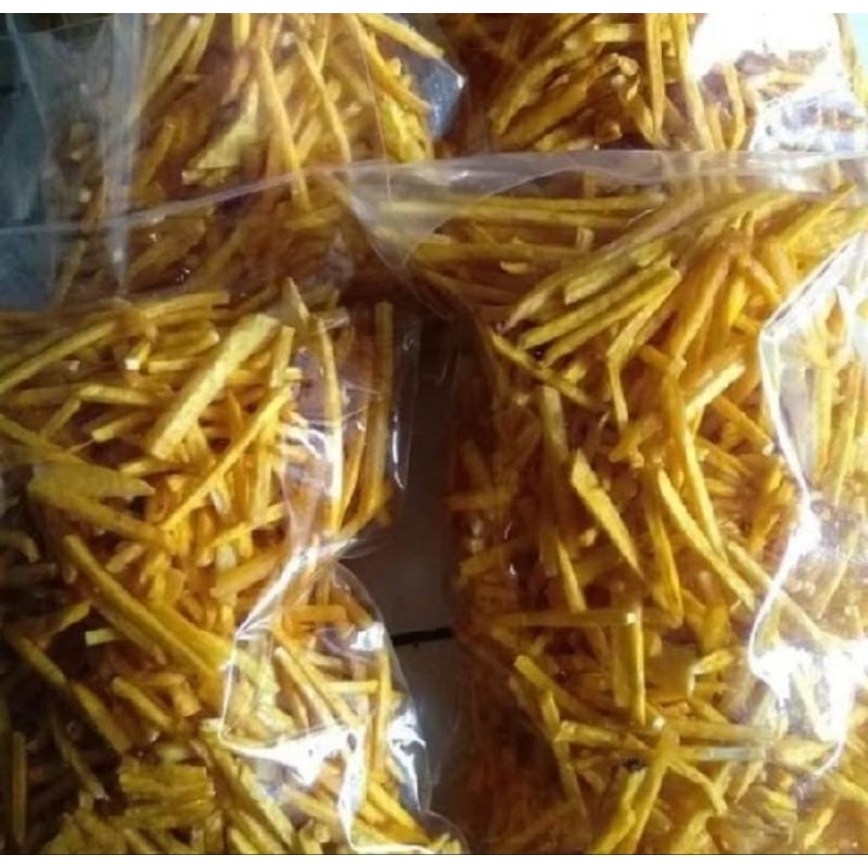 

CEMILAN KERIPIK STIK TALAS GURIH - KERIPIK TALAS SNACK