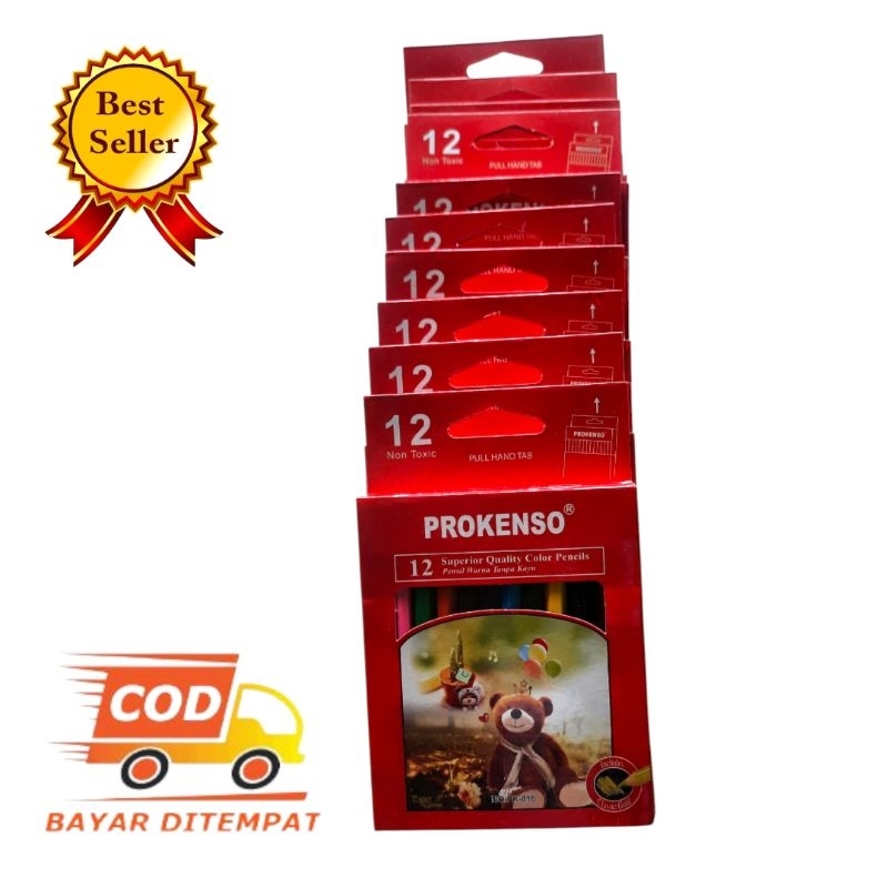 

Pensil warna Merek: Prokenso Type: 12 Warna - Pendek Ukuran: 13 x 9 x 1 cm