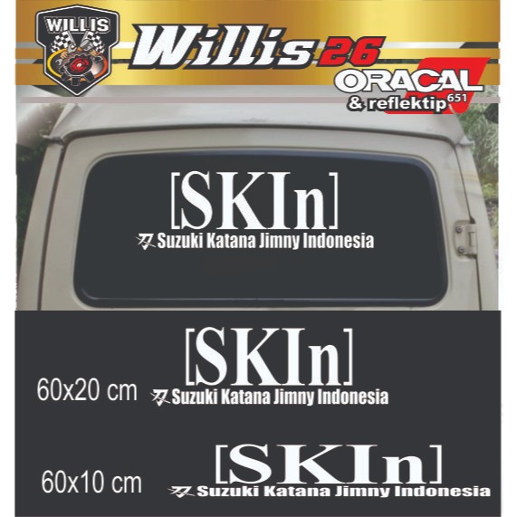 Terbaru stiker sticker cutting mobil SKIN suzuki katana jimny indonesia