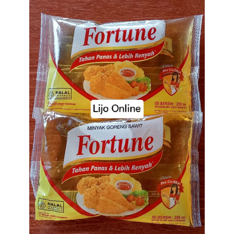 

Minyak goreng fortune 250ml