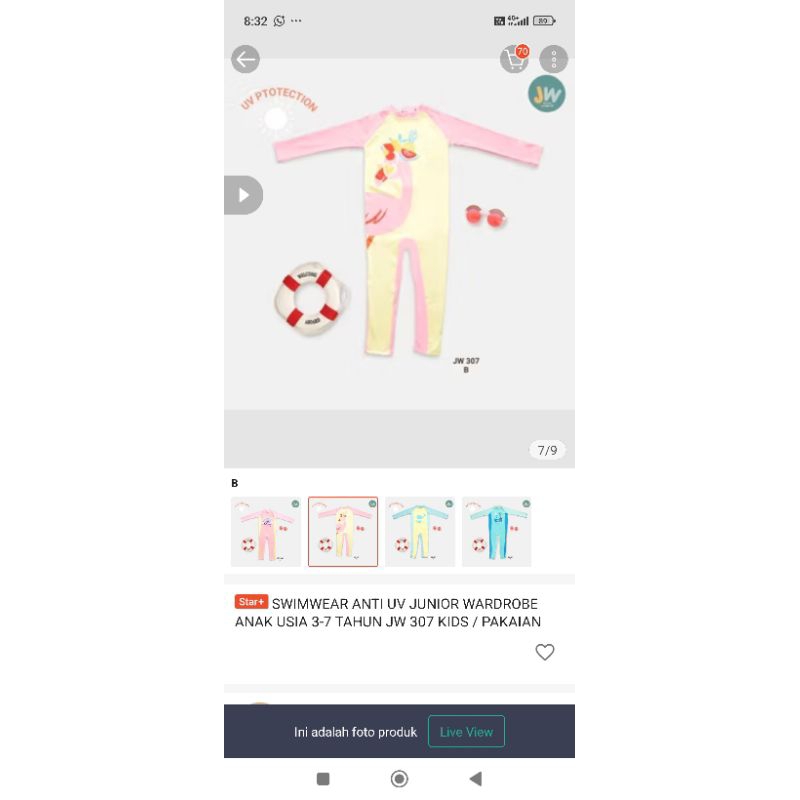 PRELOVED SWIMWEAR ANAK (7TH)