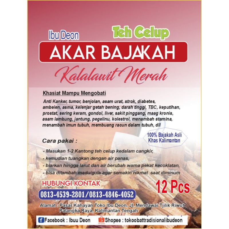 

Teh bajakah kalalawit merah asli khas Kalimantan tengah