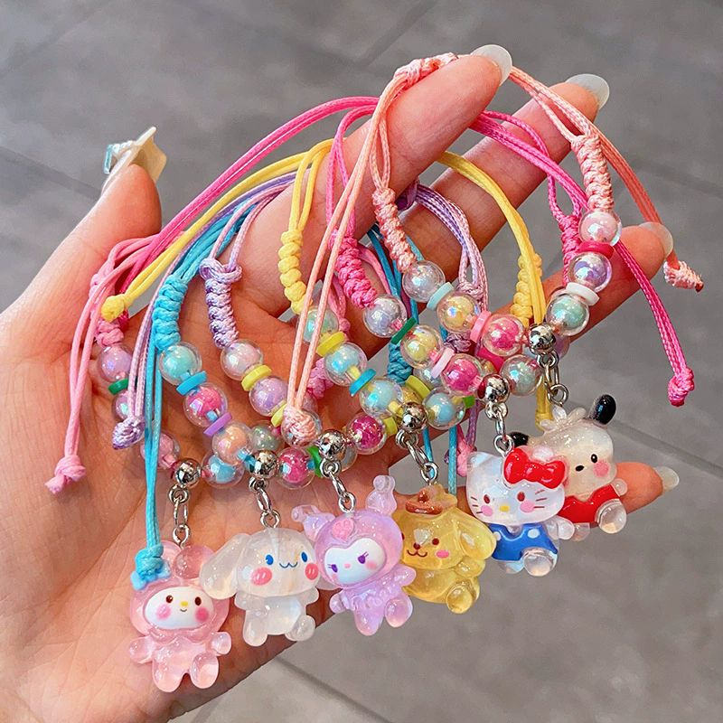 COD Sanrio Gelang Couple Tangan Tali Model Korea Gelang Tangan Tali Model Korea / Gelang Tali Korea 
