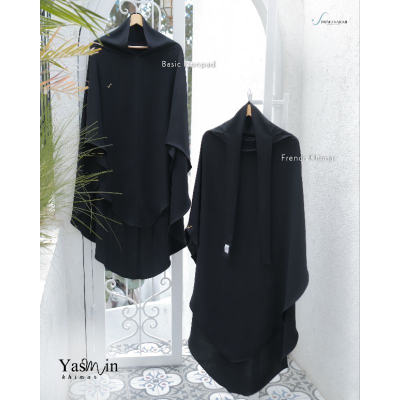 SIAP KIRIM | French Khimar Yasmin Series | By Ummu Sarah | FK | Khimar Basic | Non Pad | Ummu Sarah