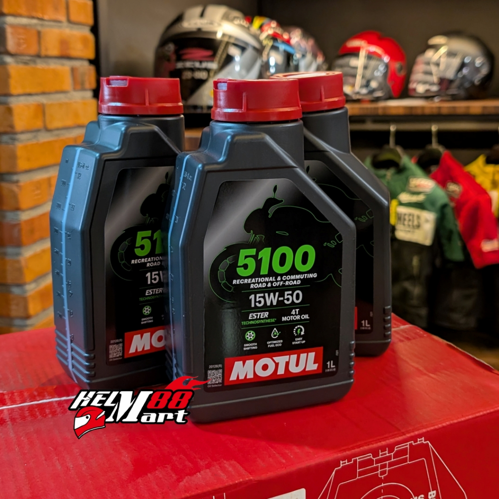 Oli MOTUL 5100 15W-50 Oli Motor 1 Liter 15W50