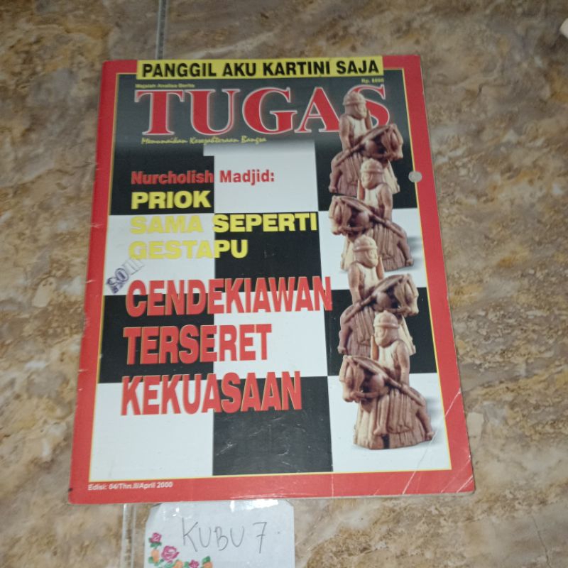 Buku Majalah Panggil aku kartini saja tugas cendekiawan terseret kekuasaan
