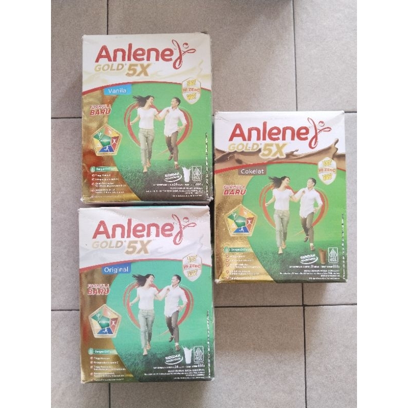 

Anlene Gold 5X 850gr / 800gr (kardus luar kurang baik)