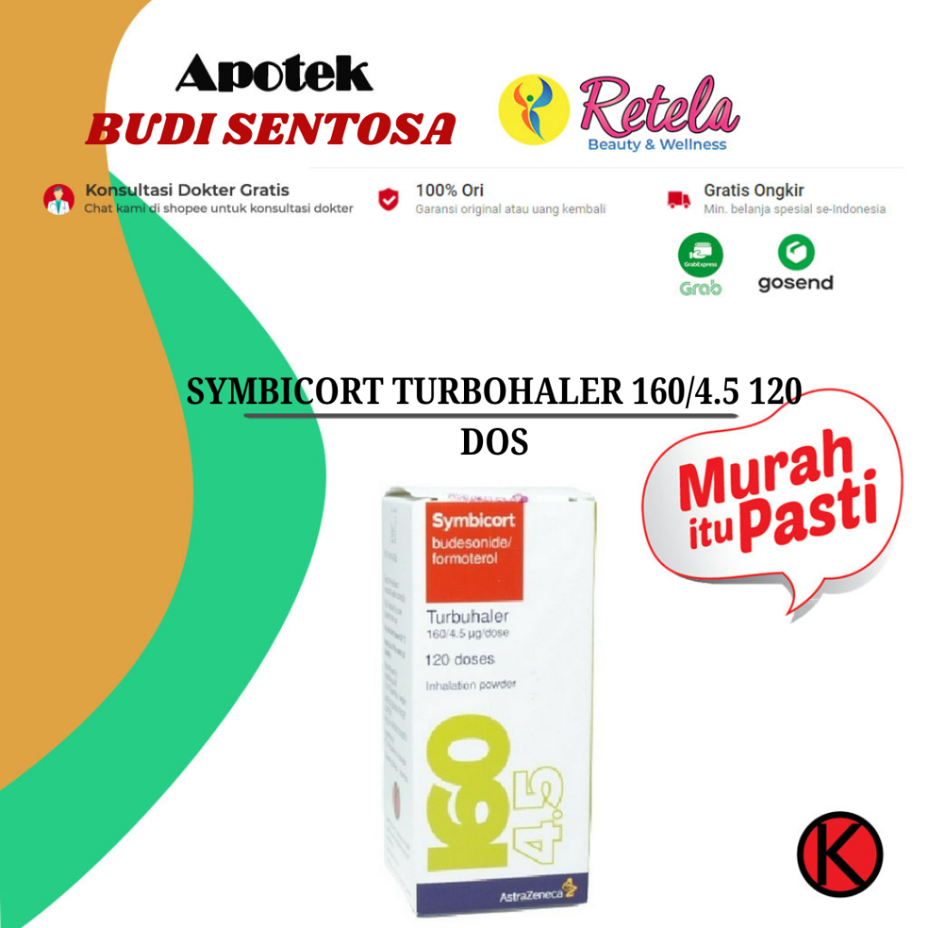 SYMBICORT TURBOHALER 160/4.5 120 DOS
