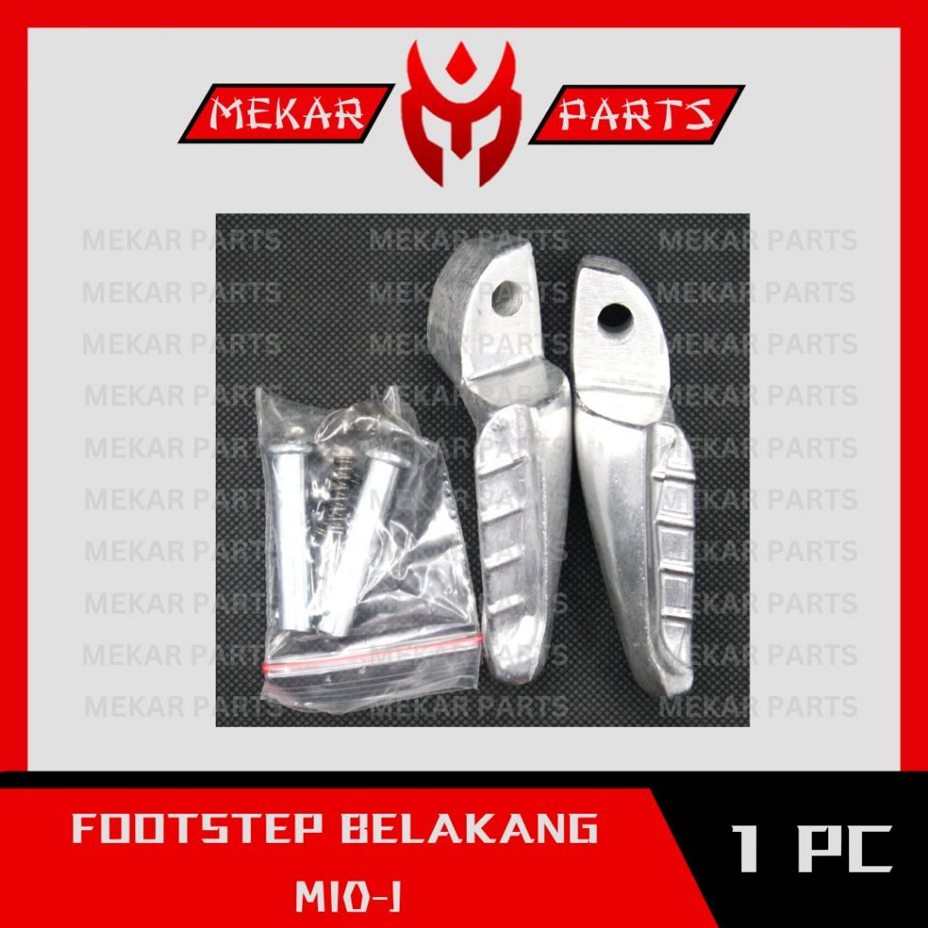 MEKAR-PARTS/FOOTSTEP-BELAKANG-ALUMINIUM/STEP/INJAKAN/PIJAKAN/KAKI/MOTOR/YAMAHA-MIO-J/(GRADE-ORI)