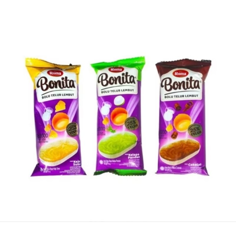 

Roma Bonita Bolu Telur Lembut
