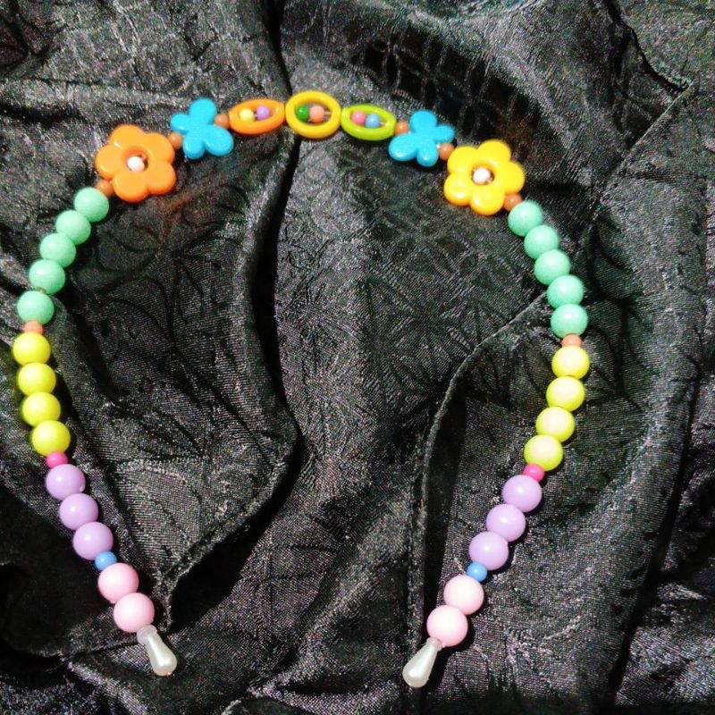 Bando Manik Manik Warna. Kirim Random kak... Bisa request manik doff / kaca pecah...