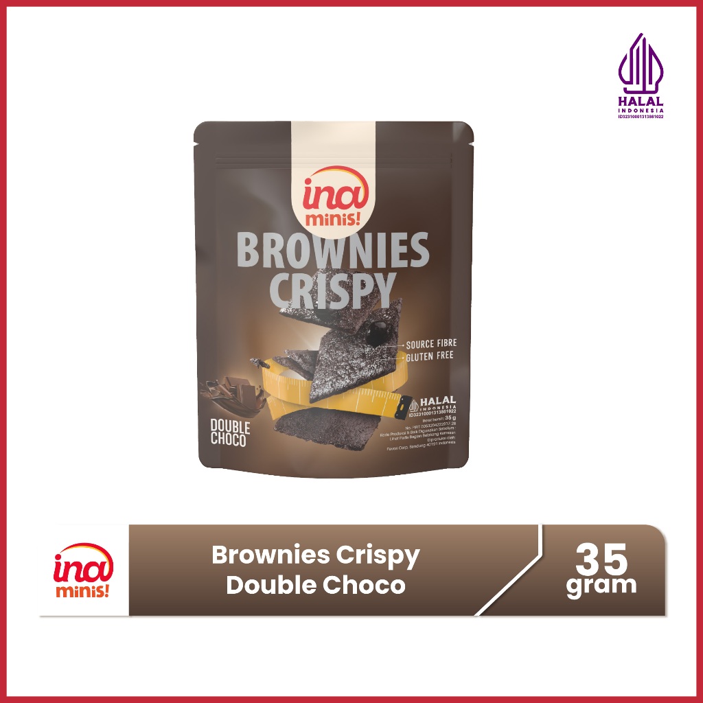 

Ina Minis Brownies Crispy Double Choco by Ina Cookies