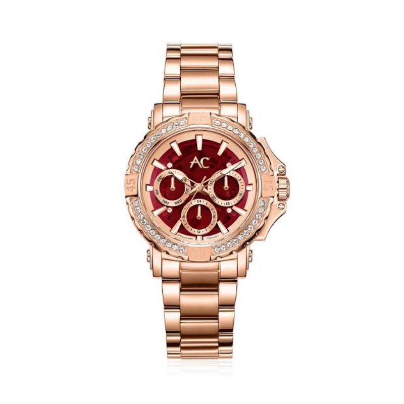 ALEXANDRE CHRISTIE AC 9205 BFB-DR ROSEGOLD RED NEW ORIGINAL