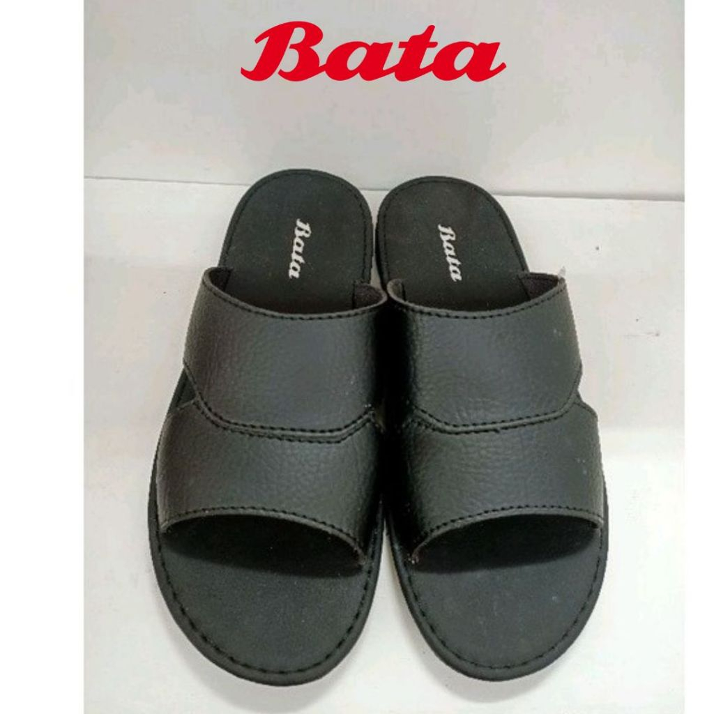 Sandal BATA SKIP Pria Wanita Kulit Sendal Flat Selop Casual Original 100%