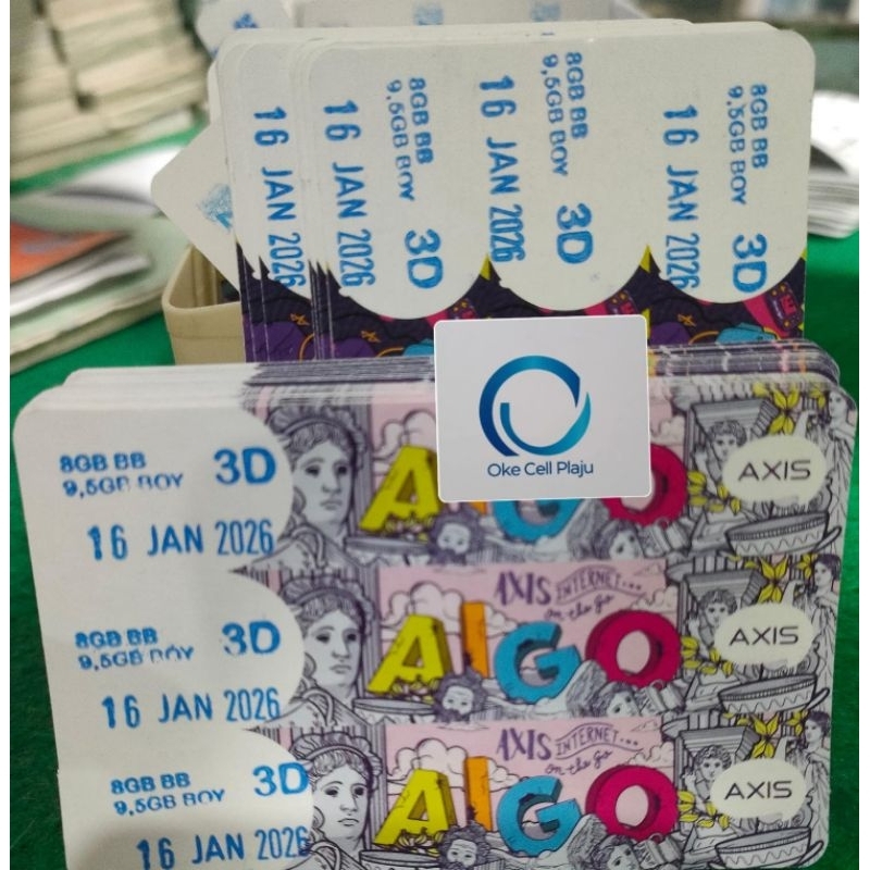voucher Axis Aigo 9GB(13GB)3hari