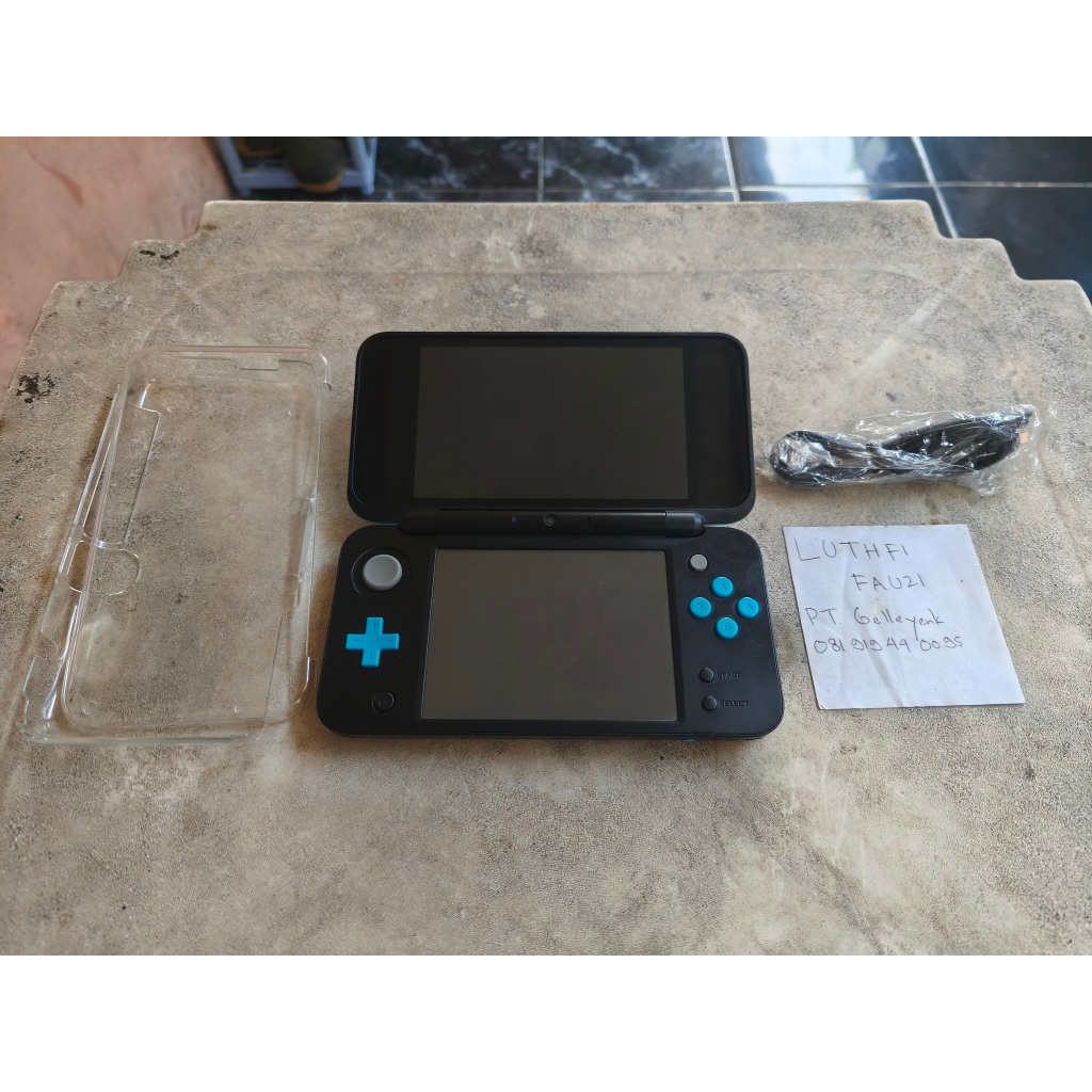 New Nintendo 2DS XL Black Turquoise OFW CFW Luma by request 00