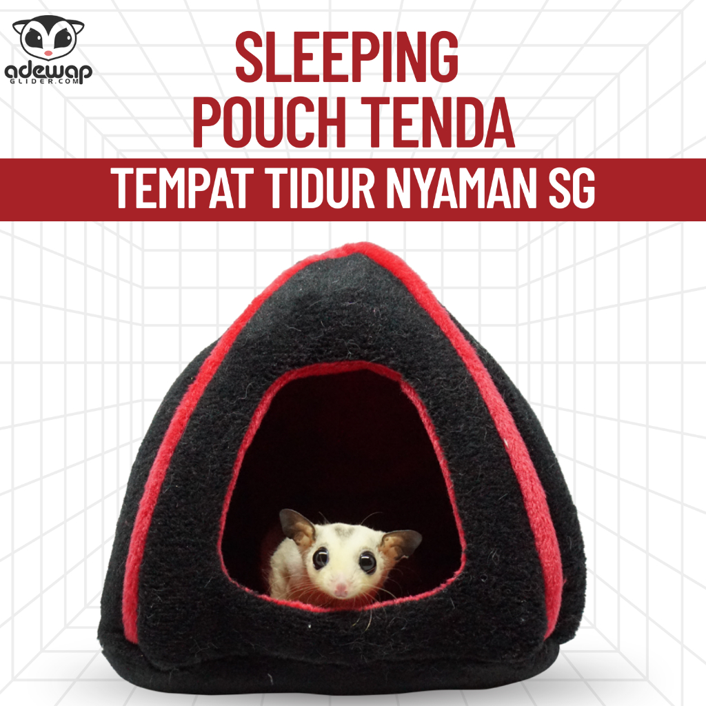 ADEWAP GLIDER Sleeping Pouch Sugar Glider Model Tenda Mini Tempat Tidur Sugar Glider
