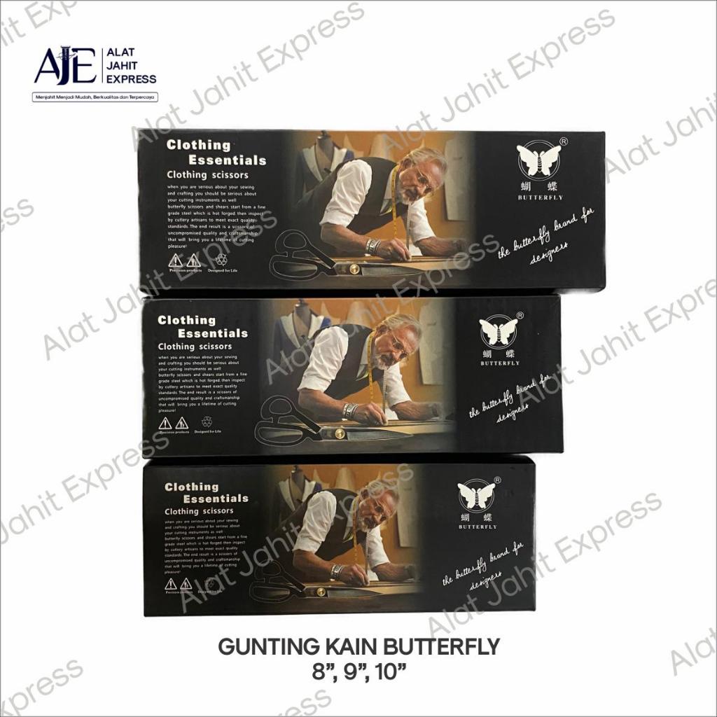 

Gunting Bahan Kain Butterfly Ukuran 8" 9" 10