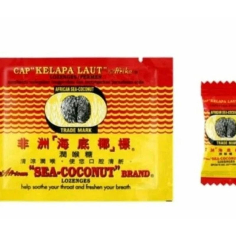 

PERMEN MINT CAP KELAPA LAUT AFRIKA