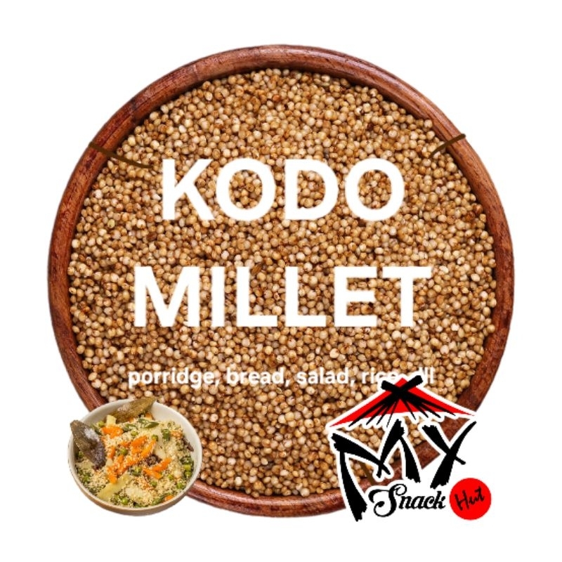 

BIJI KODO MILLET 1KG ORGANIC KODRA RICE CROWN GRASS ORVARAGU DITCH KODA BERAS MILET VARAGU GRAIN SEED