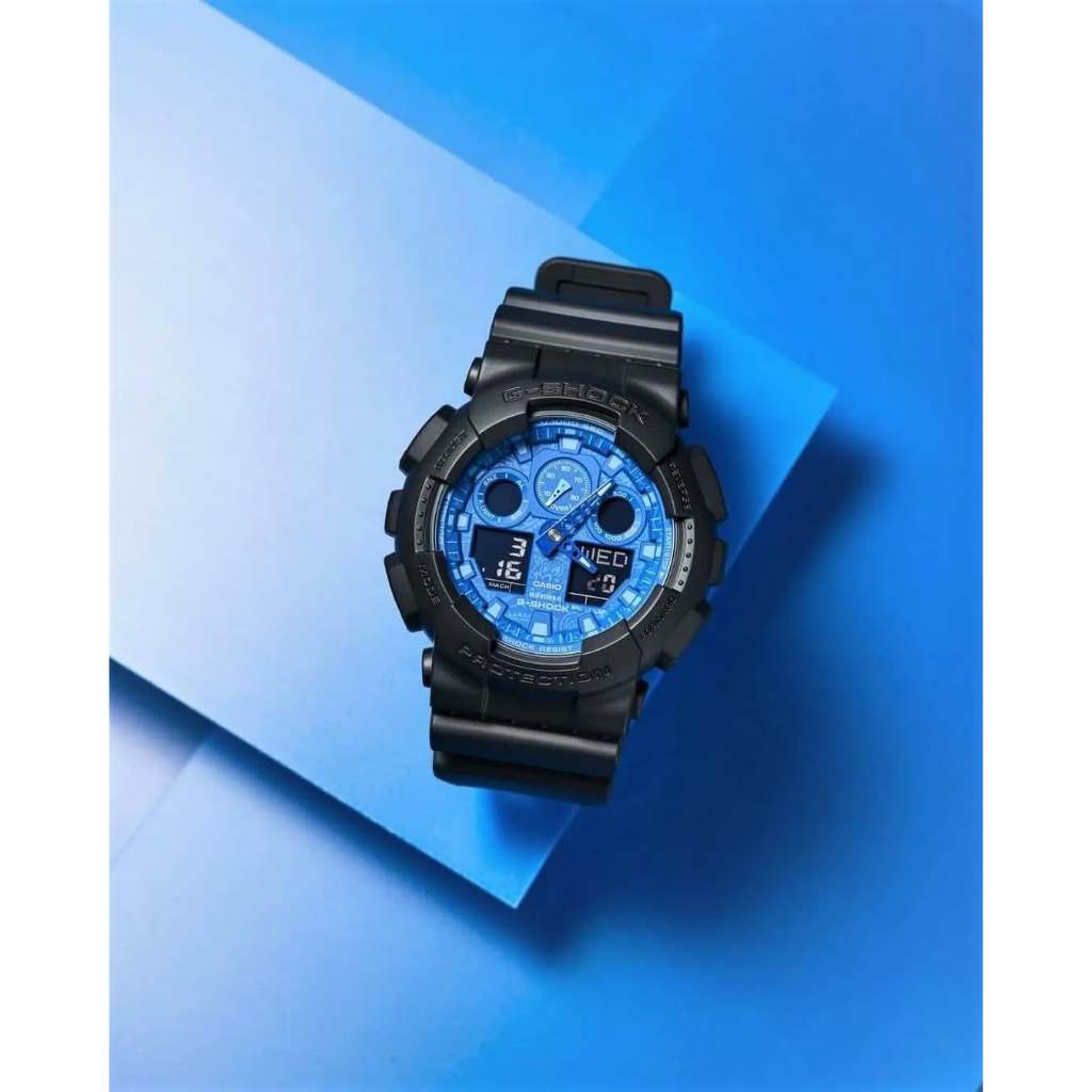 JAM TANGAN ORIGINAL G SHOCK GA-100BP-1A / GA100BP1A / GA 100BP 1A