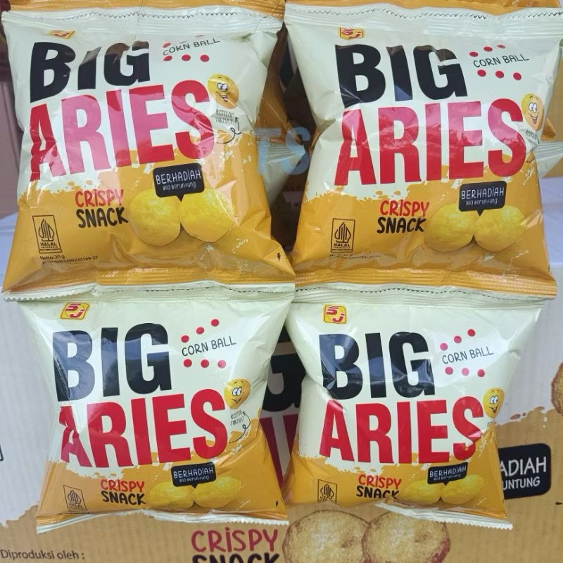 

Big aries snack berhadiah isi 10/ 1 renceng