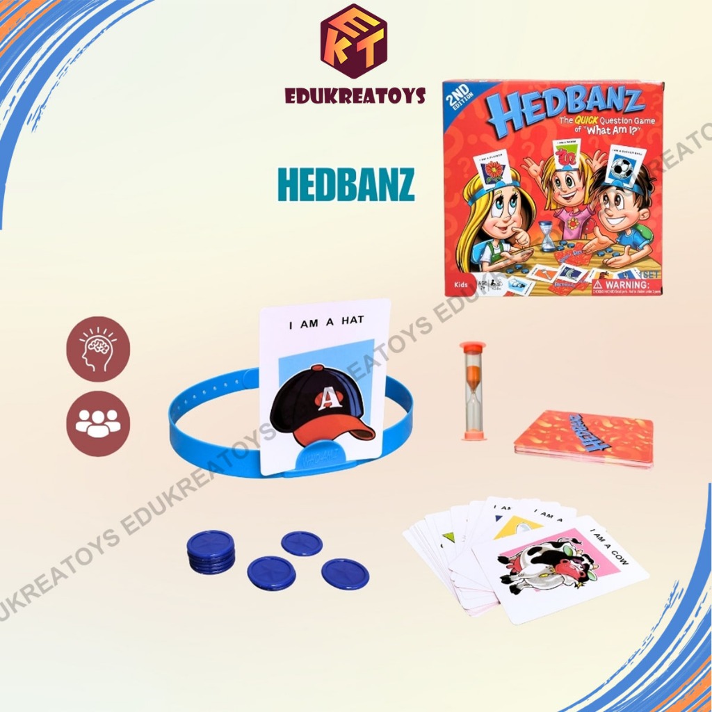 MAINAN HEDBANZ tebak tebakan / Headband Family Game