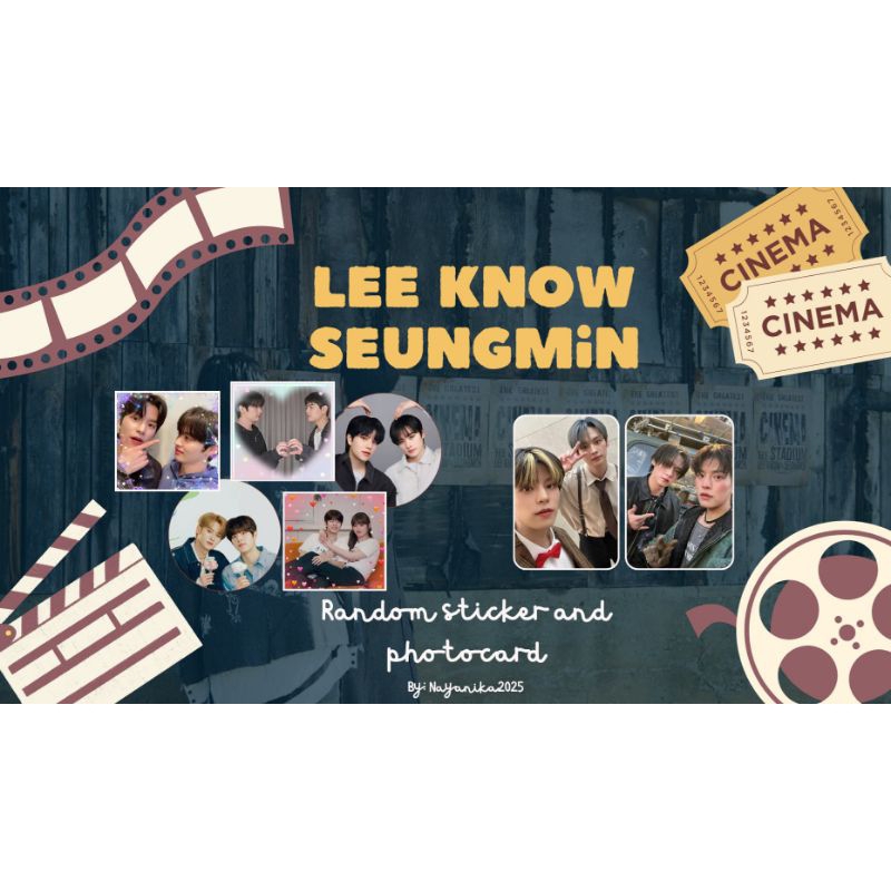 

2MIN Sticker Set & Hyunsung Sticker / Freebies Online Stray Kids / Freebies 2MIN