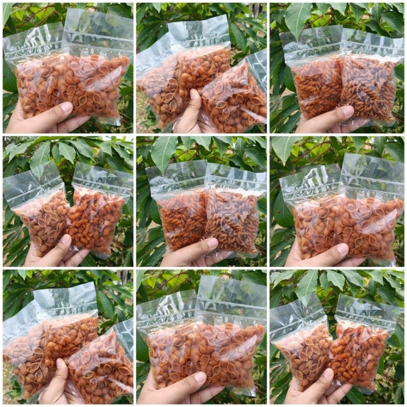 

Makaroni Bantet Kriwil Super Renyah Pedas Daun Jeruk Original Berat 60gram