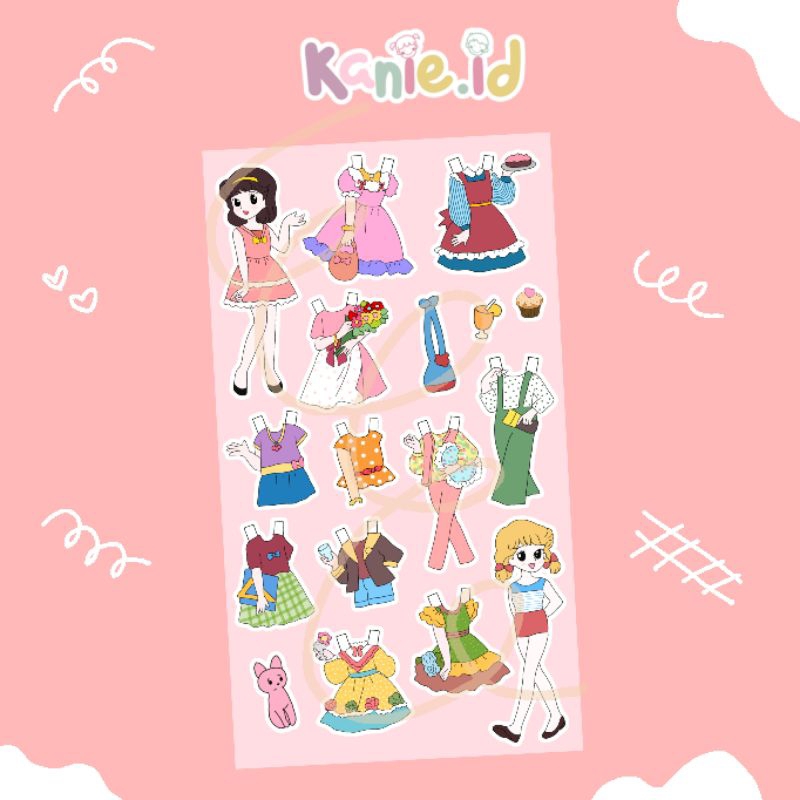 BP-BPAN JADUL / BONGKAR PASANG KERTAS / MAINAN JADUL / PAPERDOLL