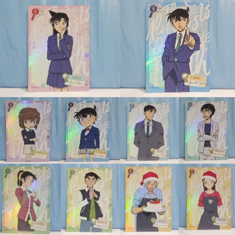 Kartu Koleksi Detective Conan Original Kayou R Holo | Ran Mouri Conan Edogawa Furuya Rei Toru Amuro 