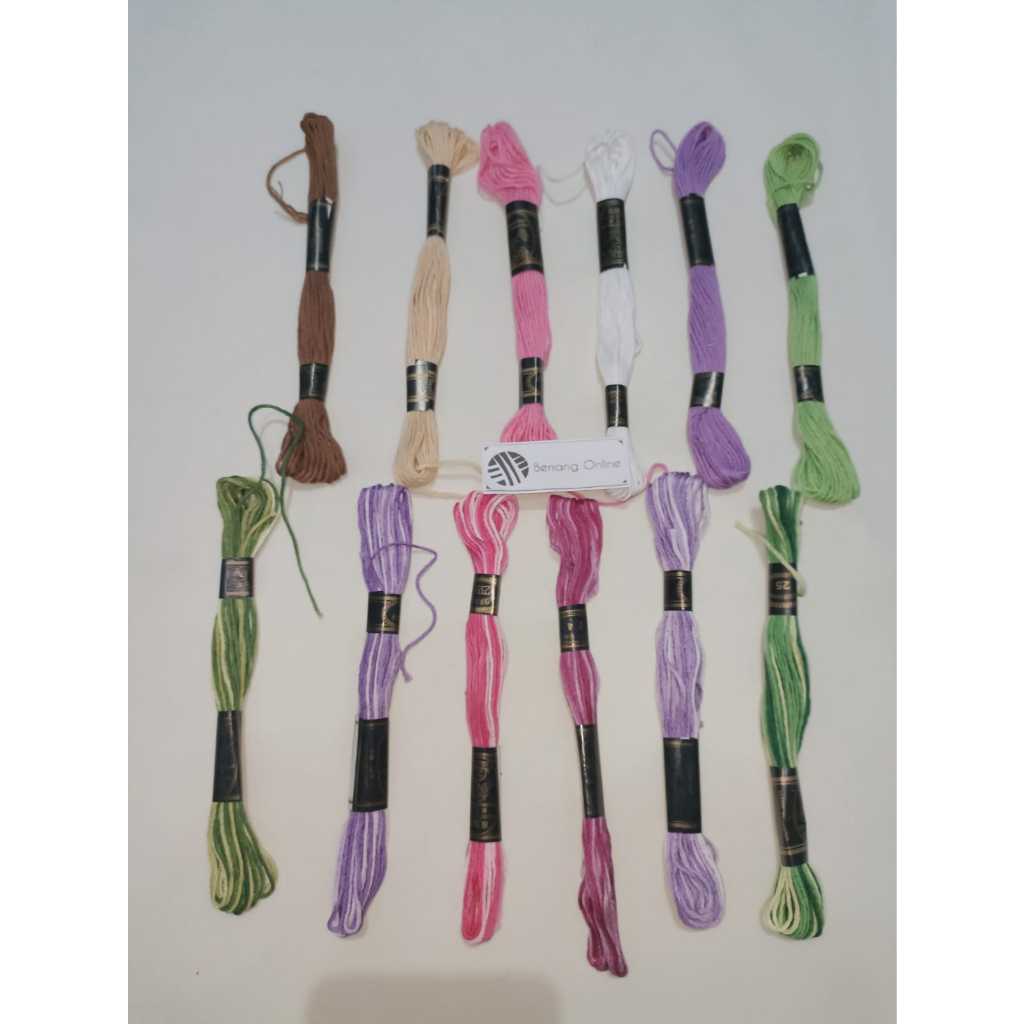 Benang Sulam Murah/Benang Sulam Warna Variasi /Benang Sulam Rose Bagus