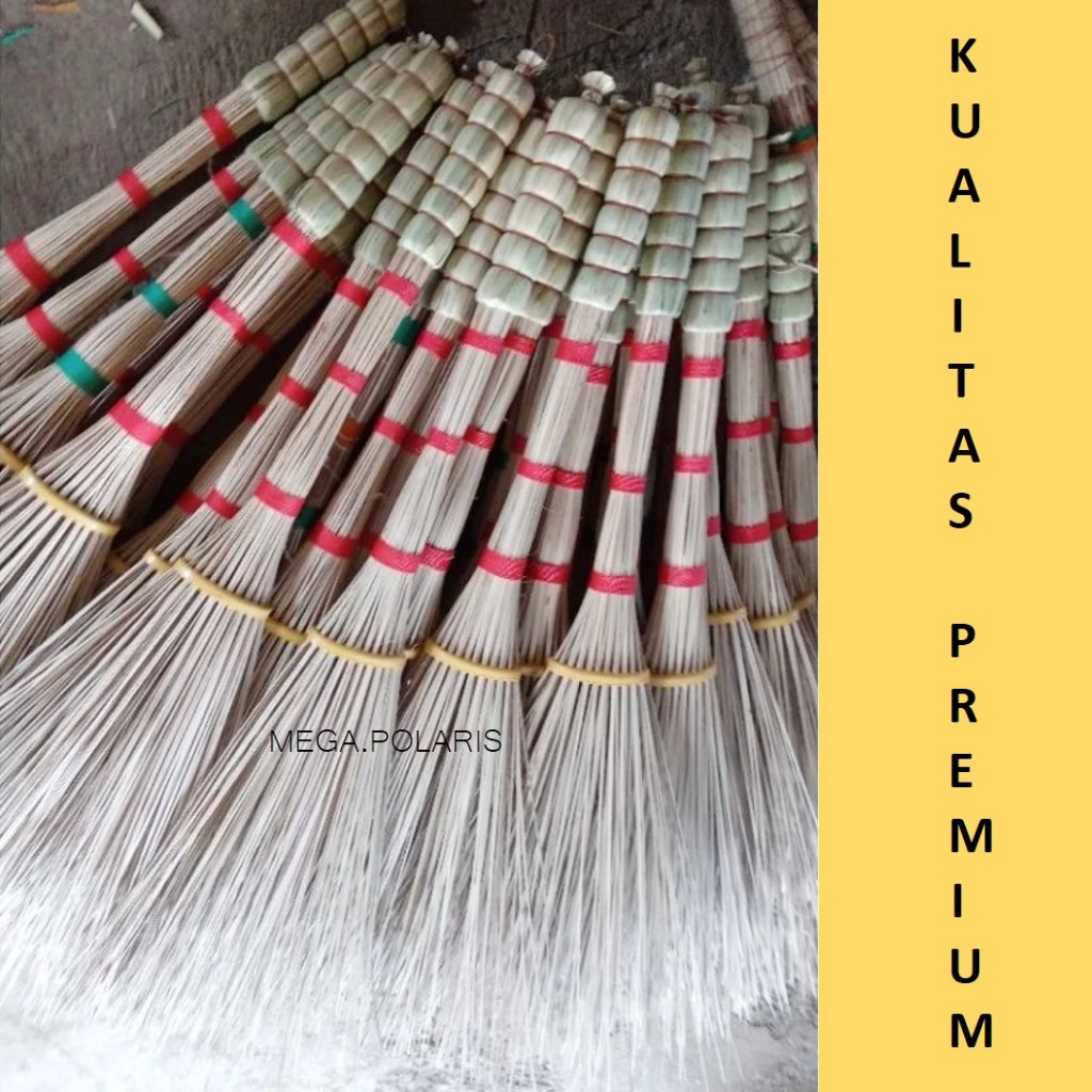 Nimira_Amira Sapu Halaman Lidi Nipah Anti Rontok Sapu Taman Lidi Premium