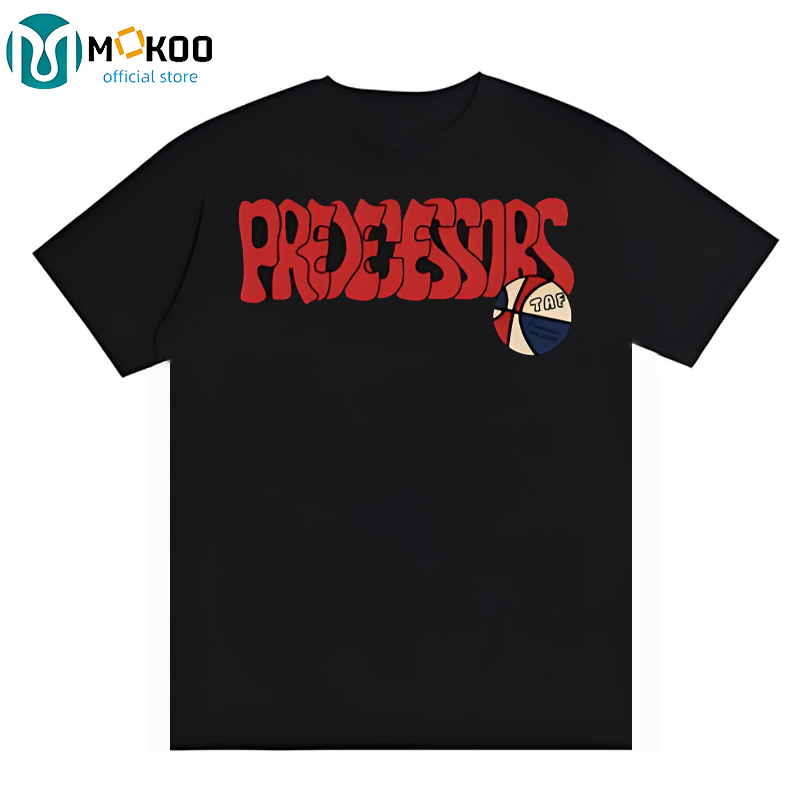 Kaos Pria/Desain Grafis Kultural Olahraga - Bola Basket/100% Katun/Tshirt Longgar/Grafis Konsep Pred