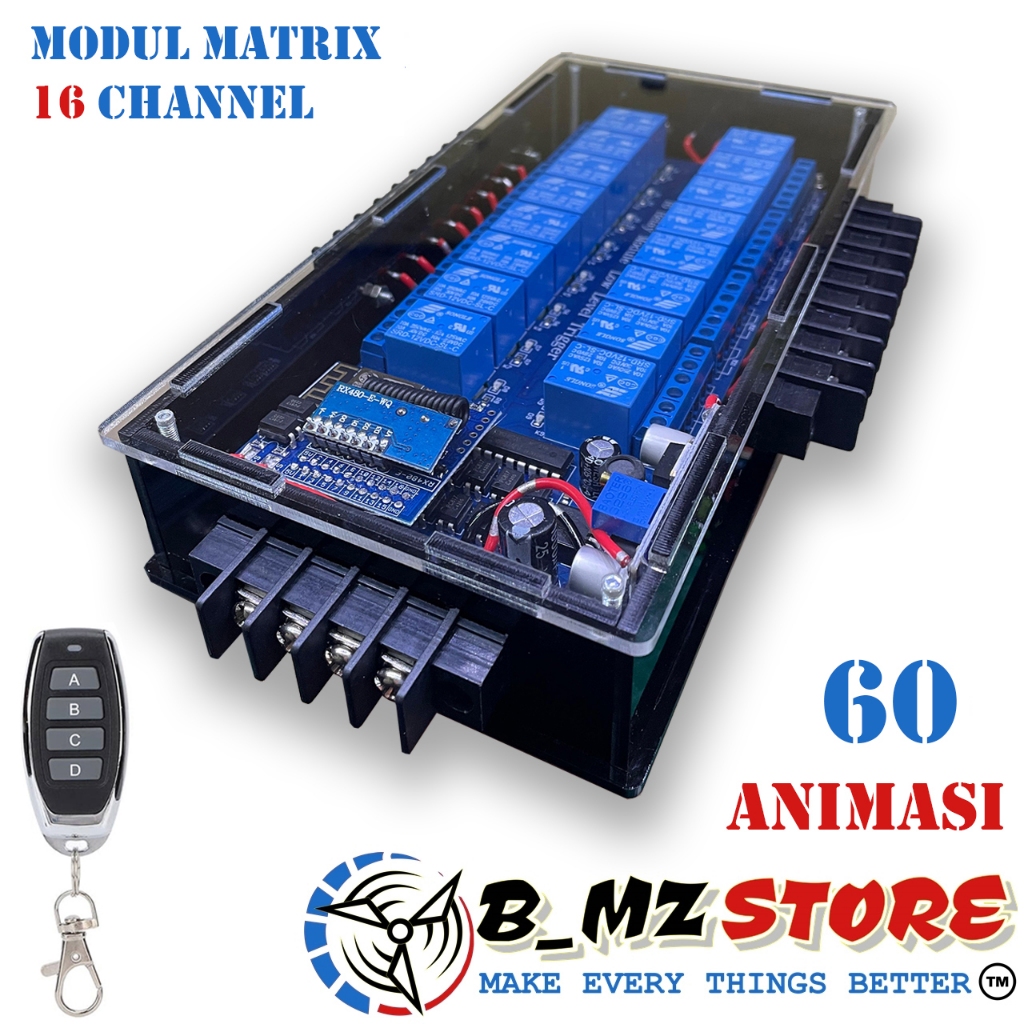 Modul Matrix 16 Channel Mini Laser D2 Biled - Modul LED Matrix 16 CH Mini Laser D2 Biled