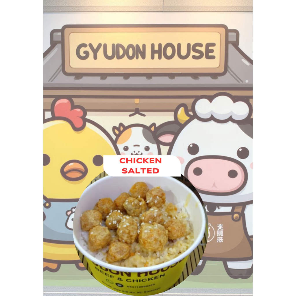 

Nasi Ayam Saos Telur Asin - Gyudon House