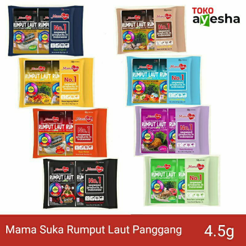 

MamaSuka Rumput Laut Panggang 4.5gr