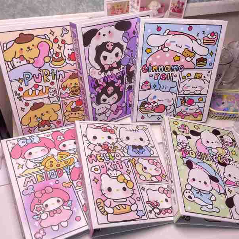 Eeghrerr  Kartun Sanrio Lucu A5 Album Polaroid Album Penyimpanan Kartu Album