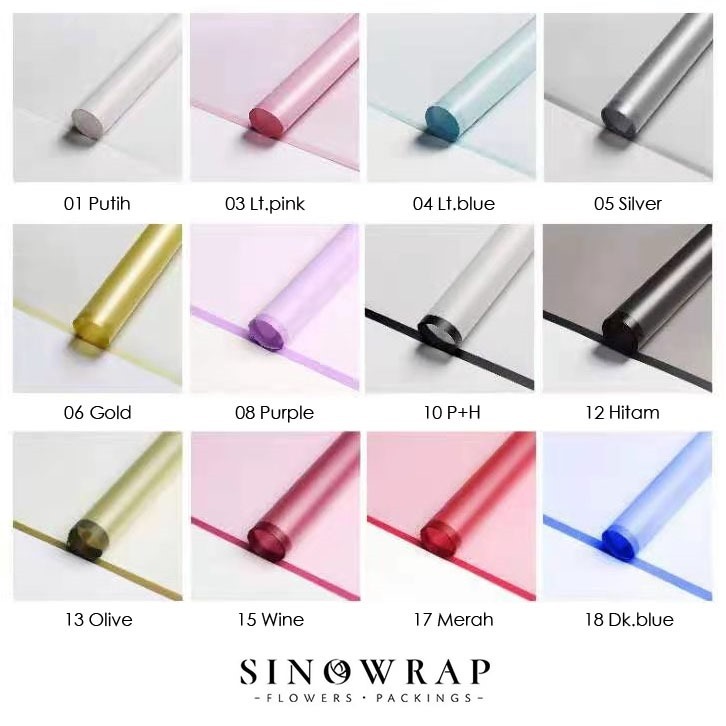 

KERTAS BUNGA (1 PACK = 20 LBR) WM BINGKAI/FLOWER WRAP PEMBUNGKUS KERTAS WATERPROOF