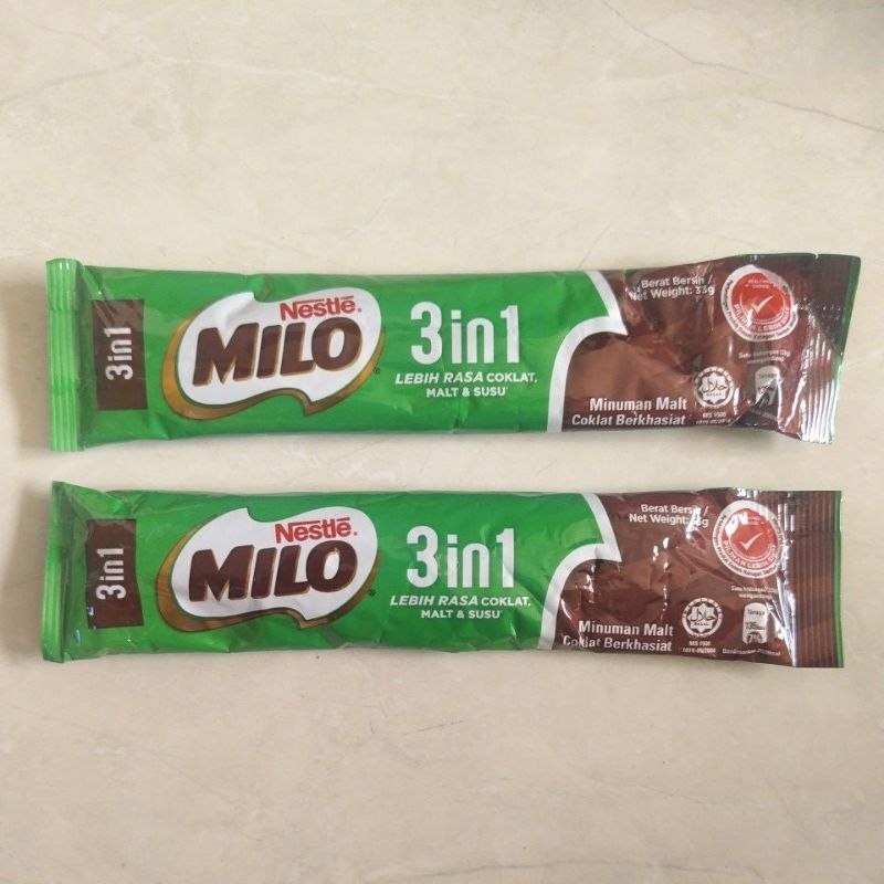 

milo 3 in 1 33 gram