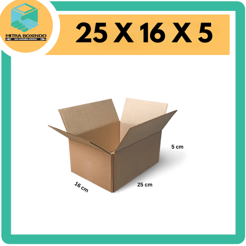 

KARDUS 25x16x5 cm BARU ll KArdus Packing Baru Tebal Kuat