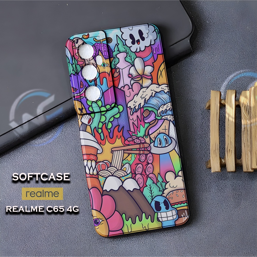[W15] SOFTCASE REALME C65 4G | MOTIF AESTHETIC PREMIUM | Casing Keren Murah Lucu Realme C65 | Warung