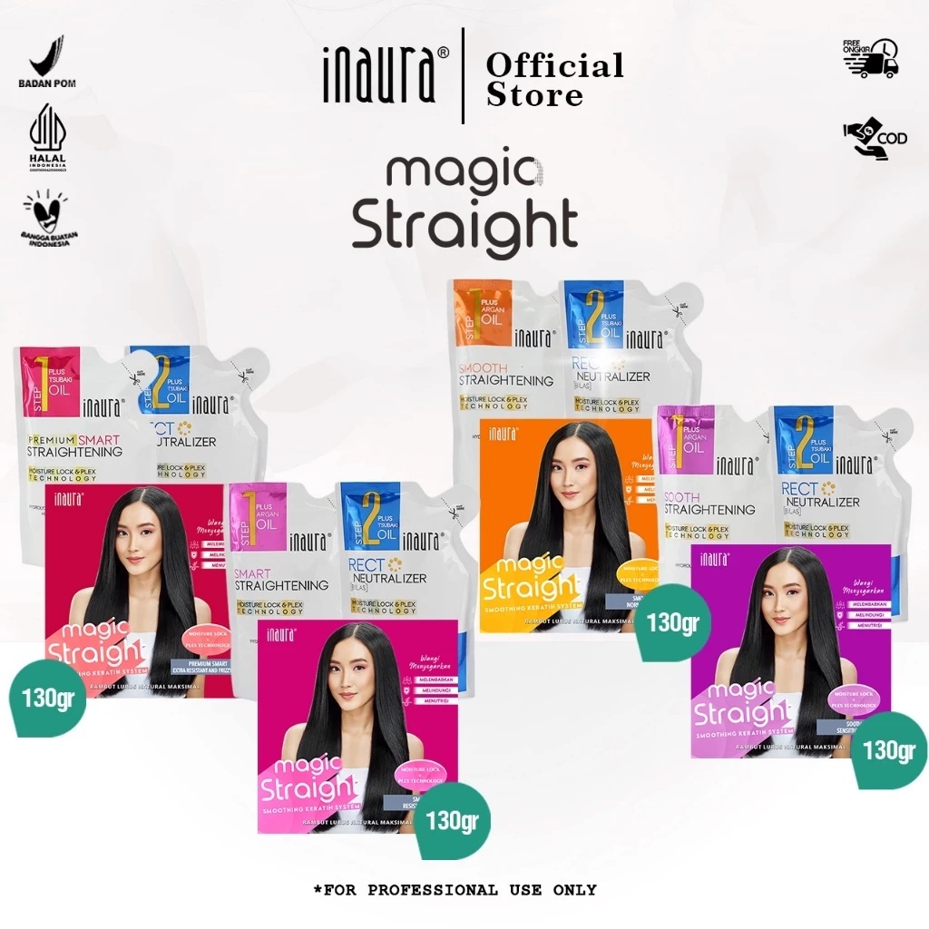 ✨HERITAGE✨ INAURA Magia Straight Smoothing Keratin System - Premium Smart | Smart | Smooth | Sooth S