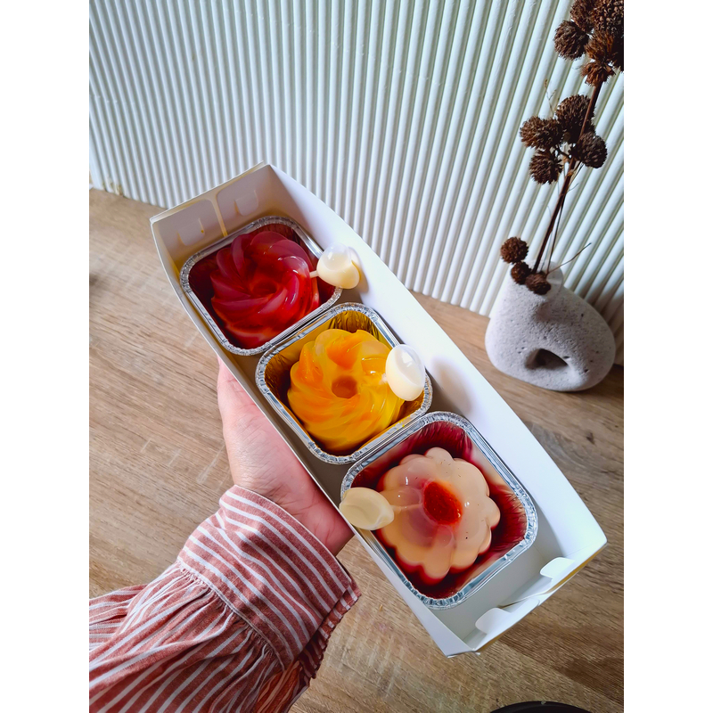 

Pudding Buah Mix Hampers/Pudding Mini